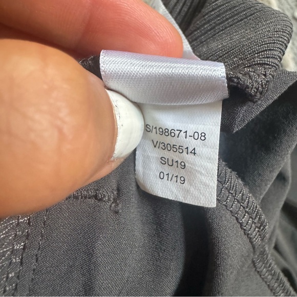 Athleta Brooklyn Mid Rise Ankle Pants gray slim leg taper athletic 12 - Picture 4 of 10